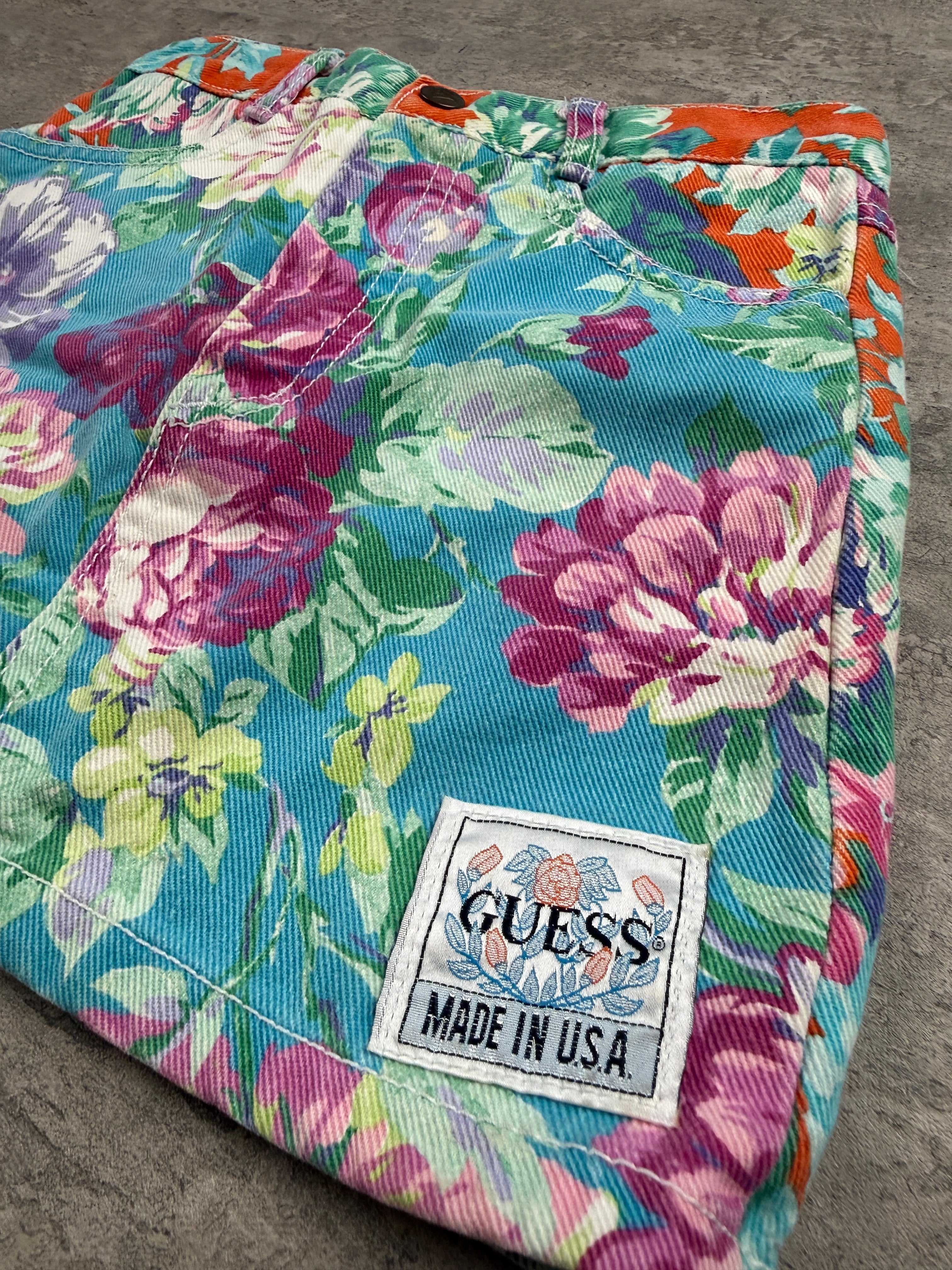 Vintage Floral Guess Skirt 4/5T
