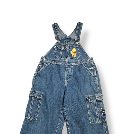 Vintage Winnie the Pooh Overalls Youth Small