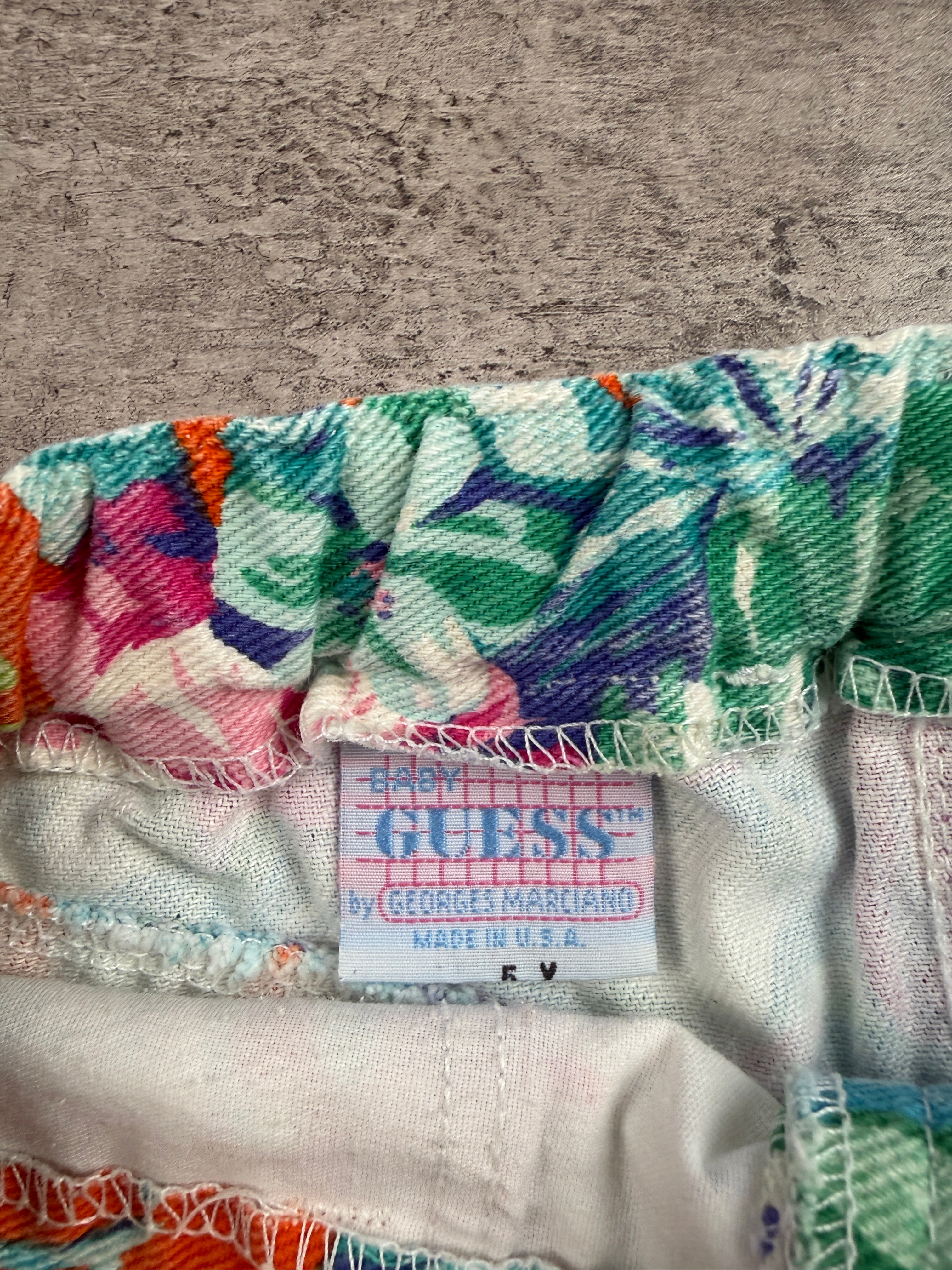 Vintage Floral Guess Skirt 4/5T