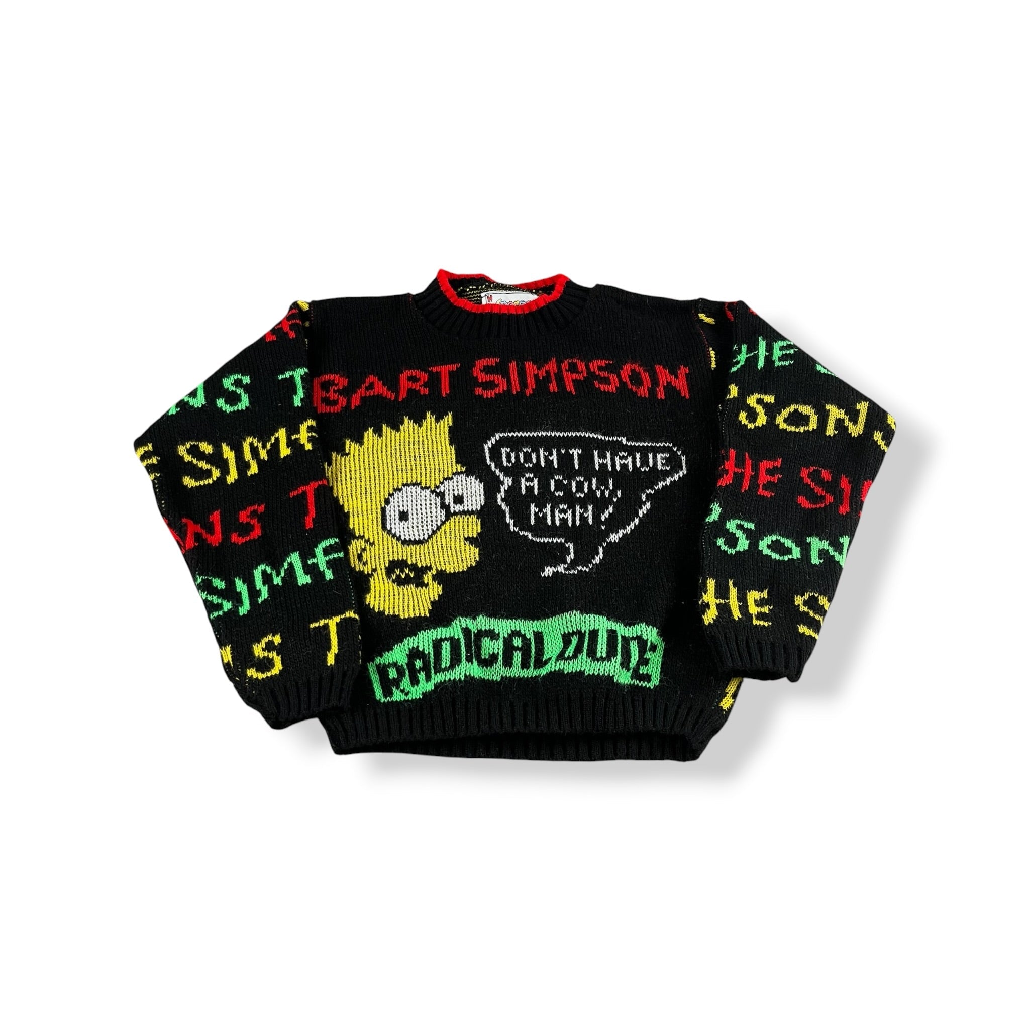 Vintage Bart Simpson Knit 4T