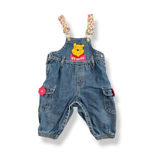 Vintage Winnie The Pooh Overalls 9-12 Months