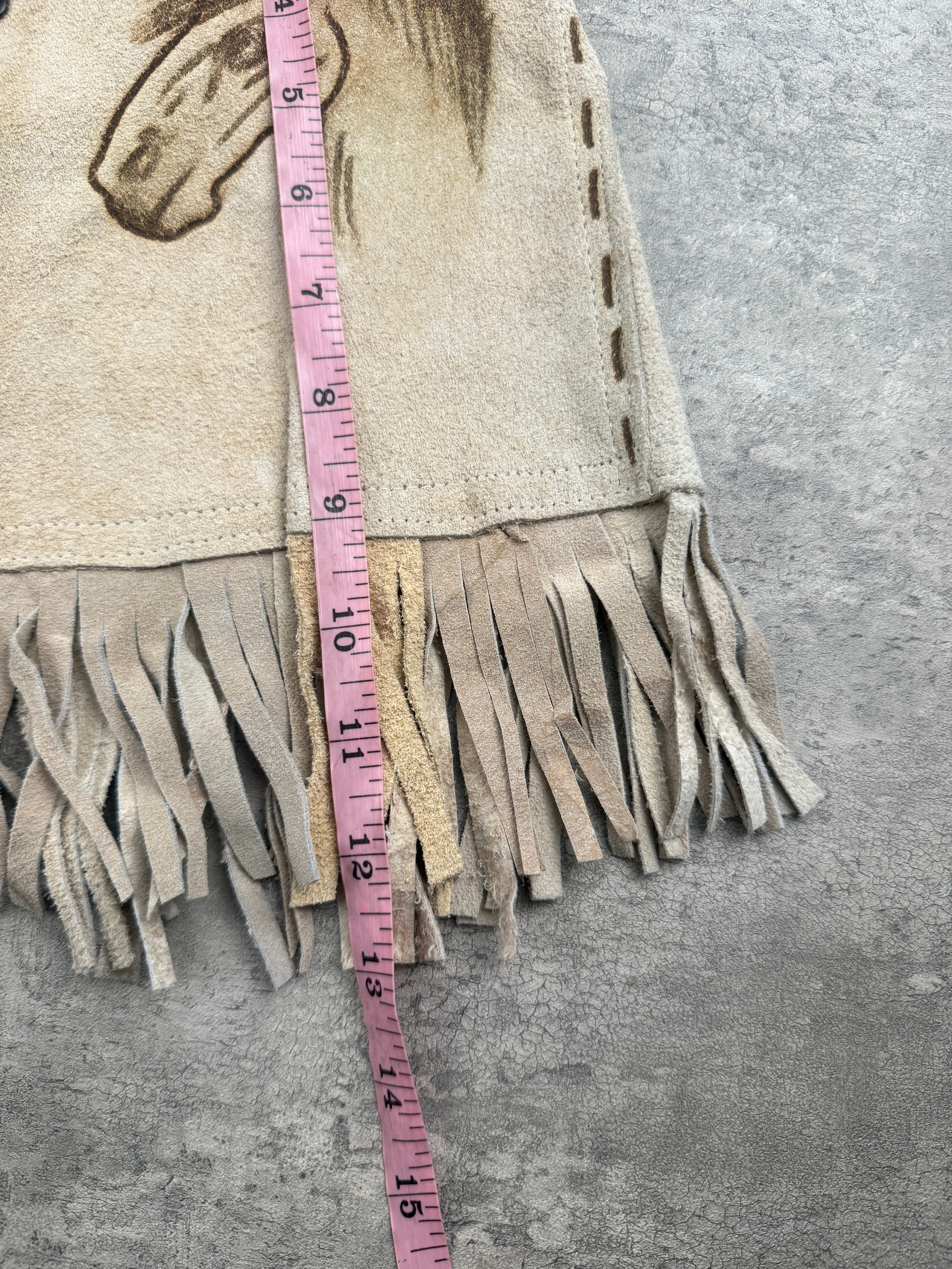 Vintage Western Fringe Skirt 4T