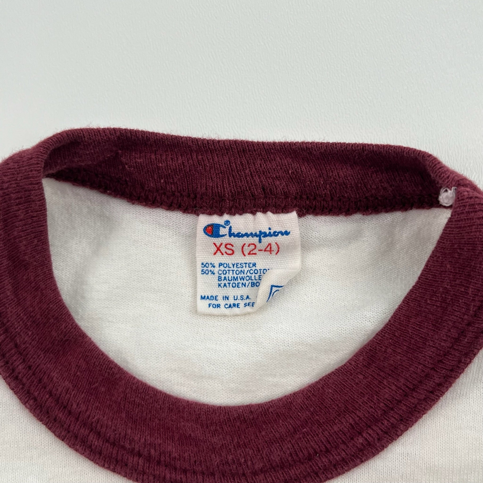 Vintage University Of Chicaco Champion Ringer 2T