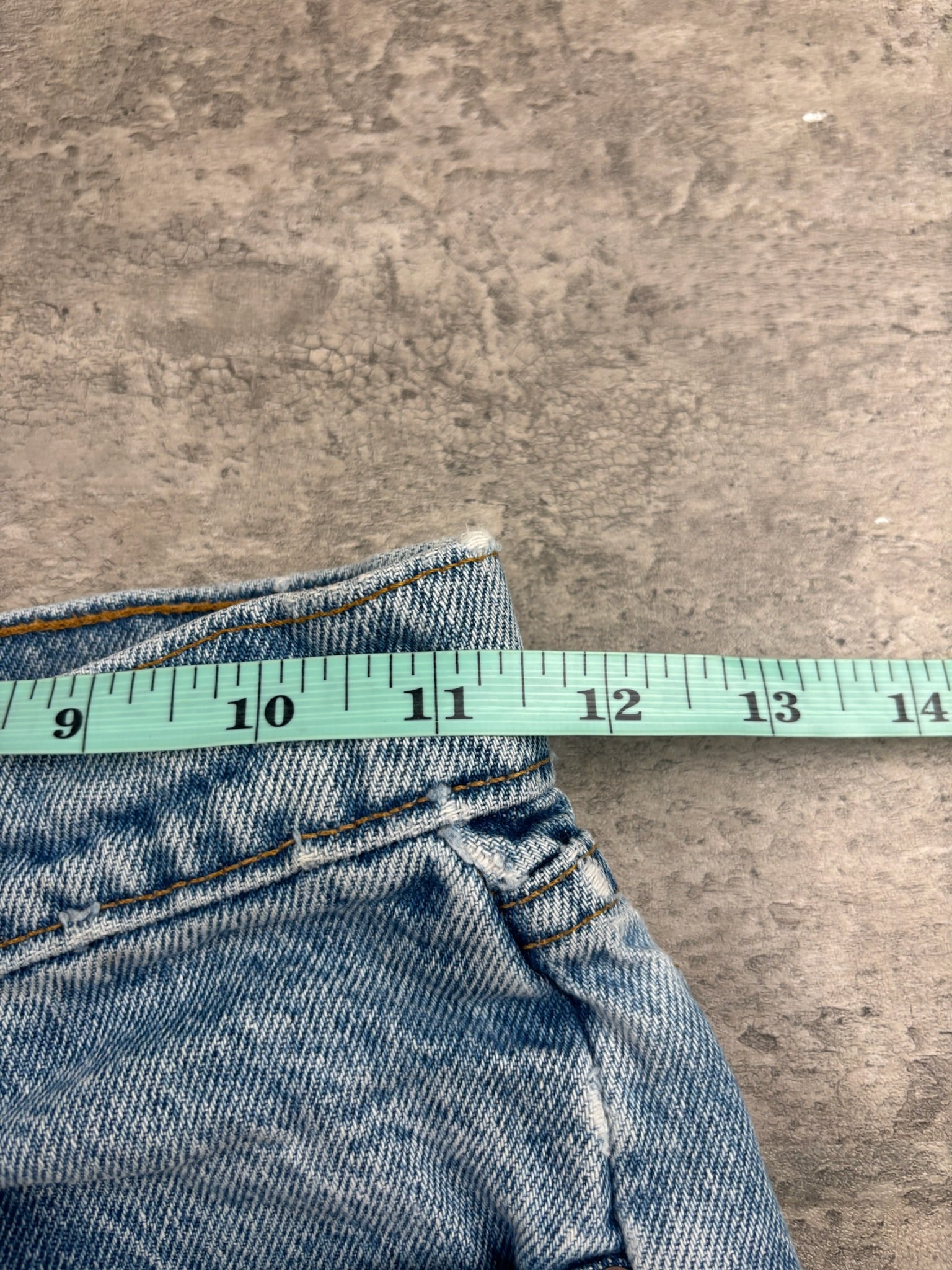 Vintage Orange Tab 560 Denim Shorts 10/12