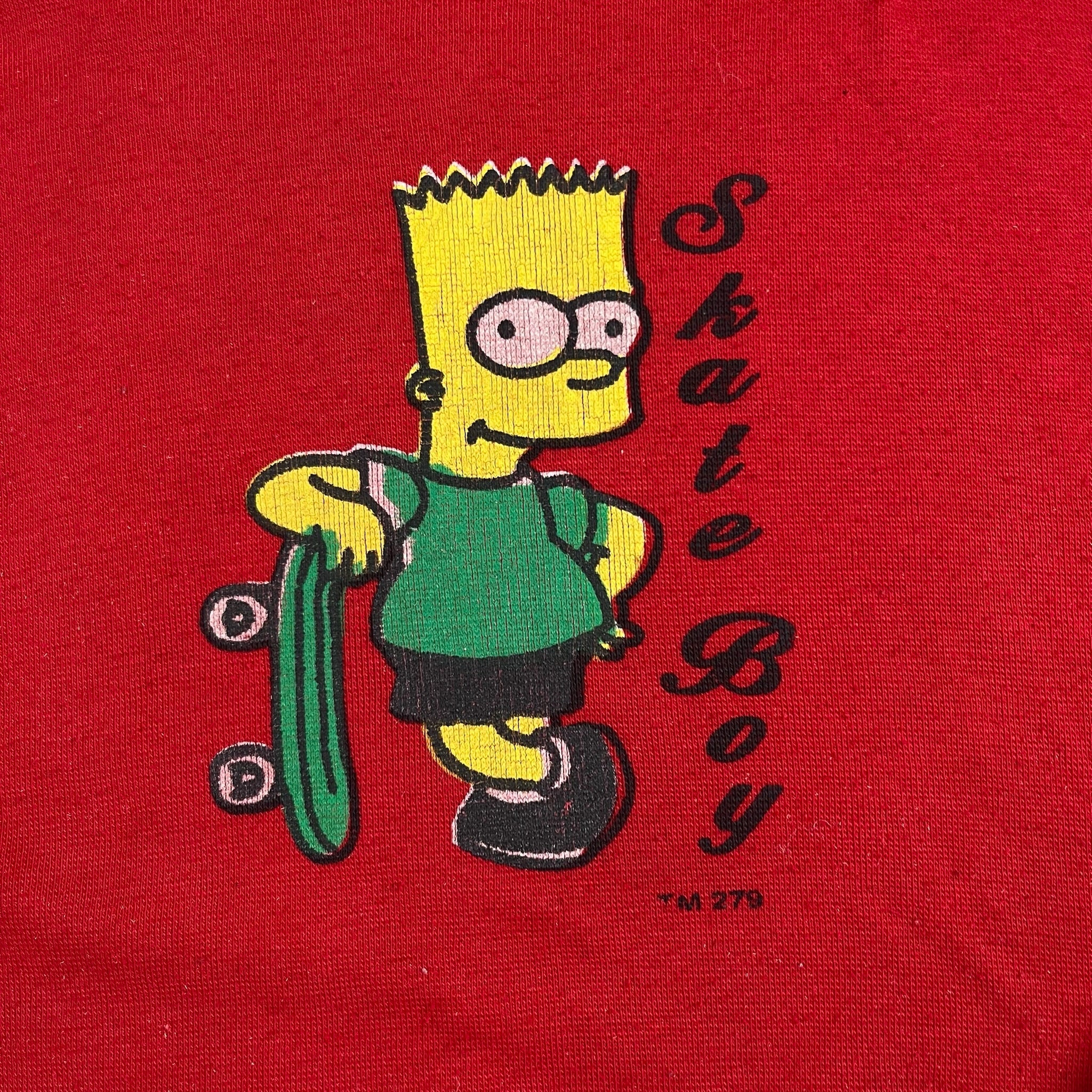 Vintage Bart Simpson Boot Turtleneck 4-6T