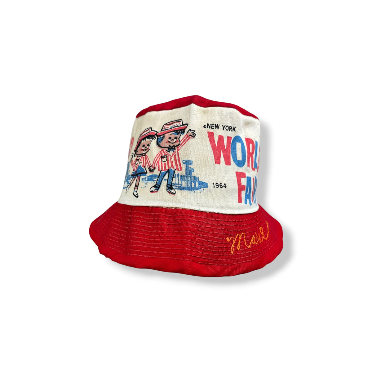 Vintage 60's World Fair Bucket Hat 2-5T