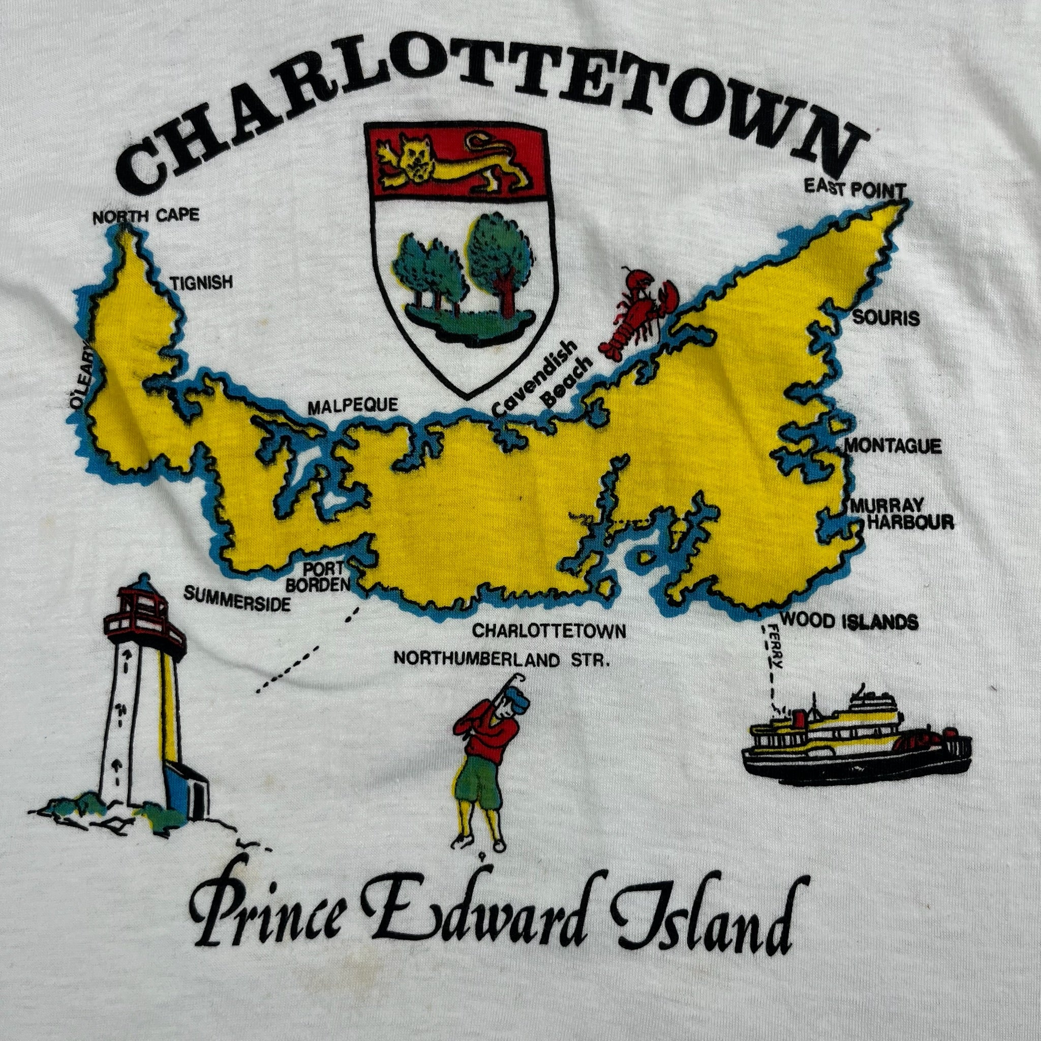 Vintage CharlotteTown Destination Tee 4T