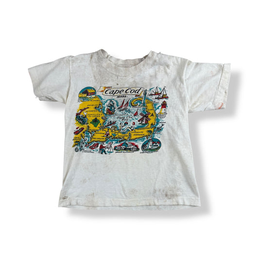 Vintage Distressed Cape Cod Destination T-Shirt 3T