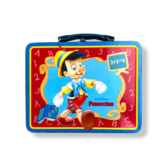 Vintage '98 Pinnochio Thermos Lunchbox