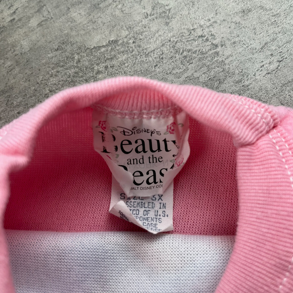 Vintage Beauty and the Beast Crew 2T