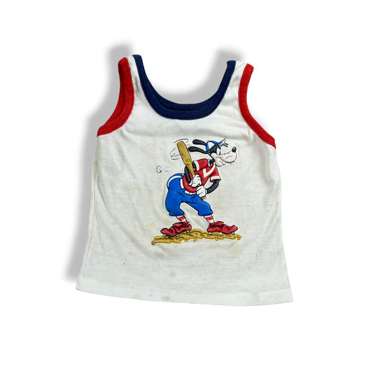 Vintage Baseball Goofy Tank 18 Months