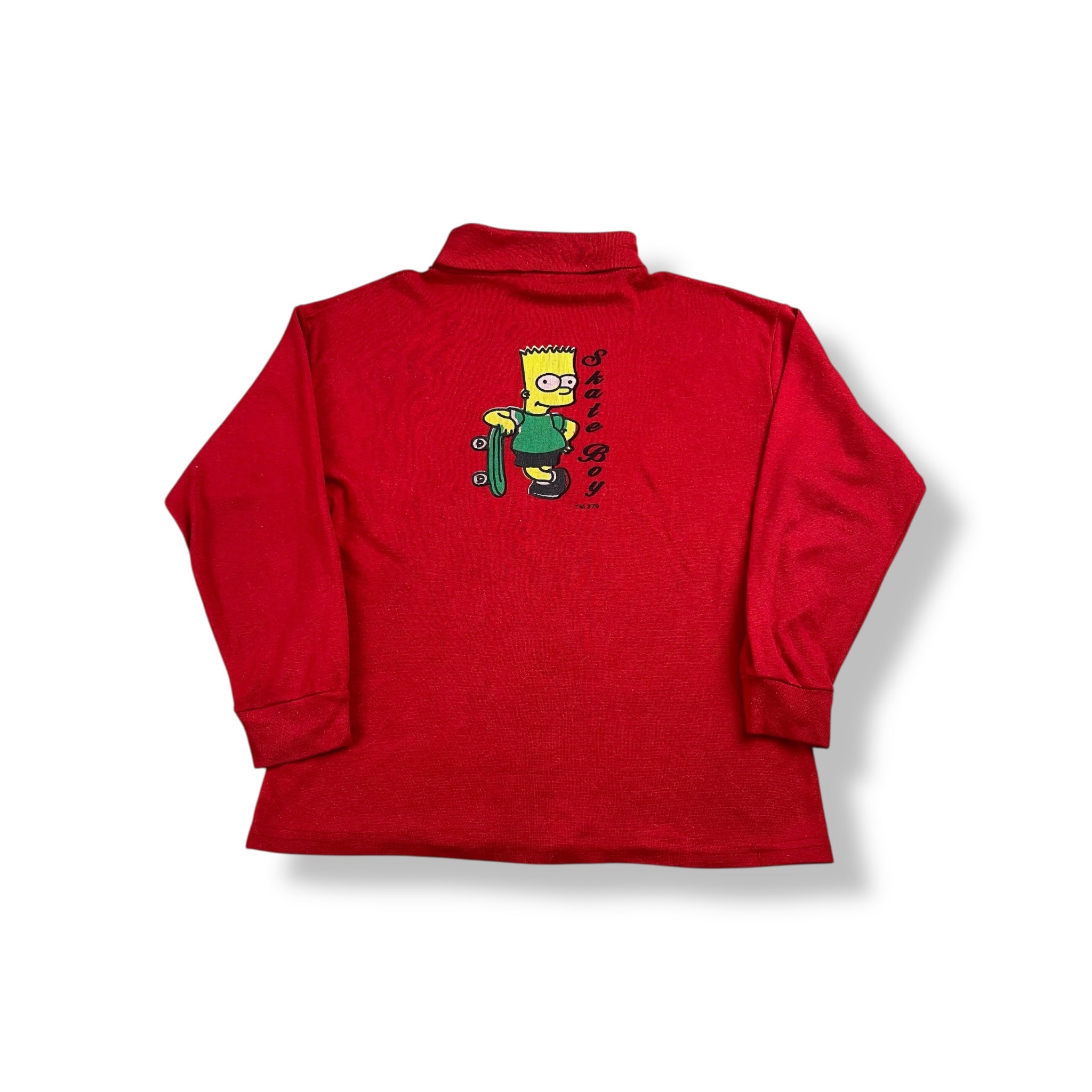 Vintage Bart Simpson Boot Turtleneck 4-6T