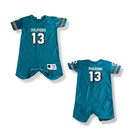 Vintage Marino Miami Dolphins Jersey Romper 24 Months
