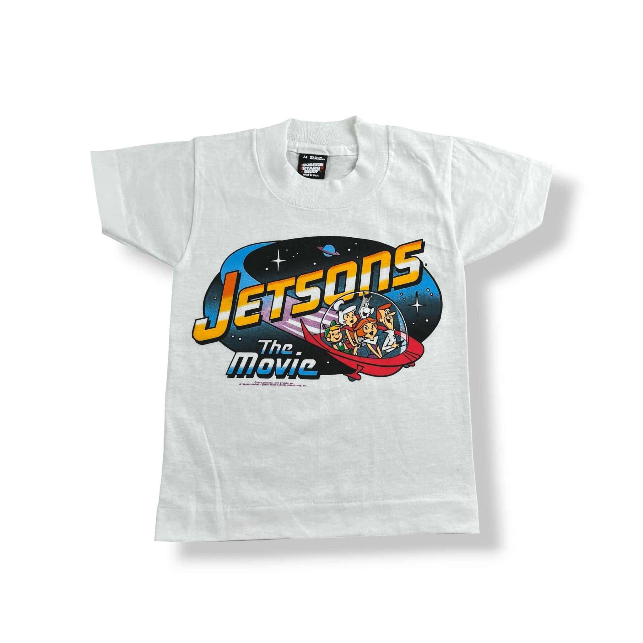 Vintage 1990 Jetsons The Movie Promo T-Shirt 2T
