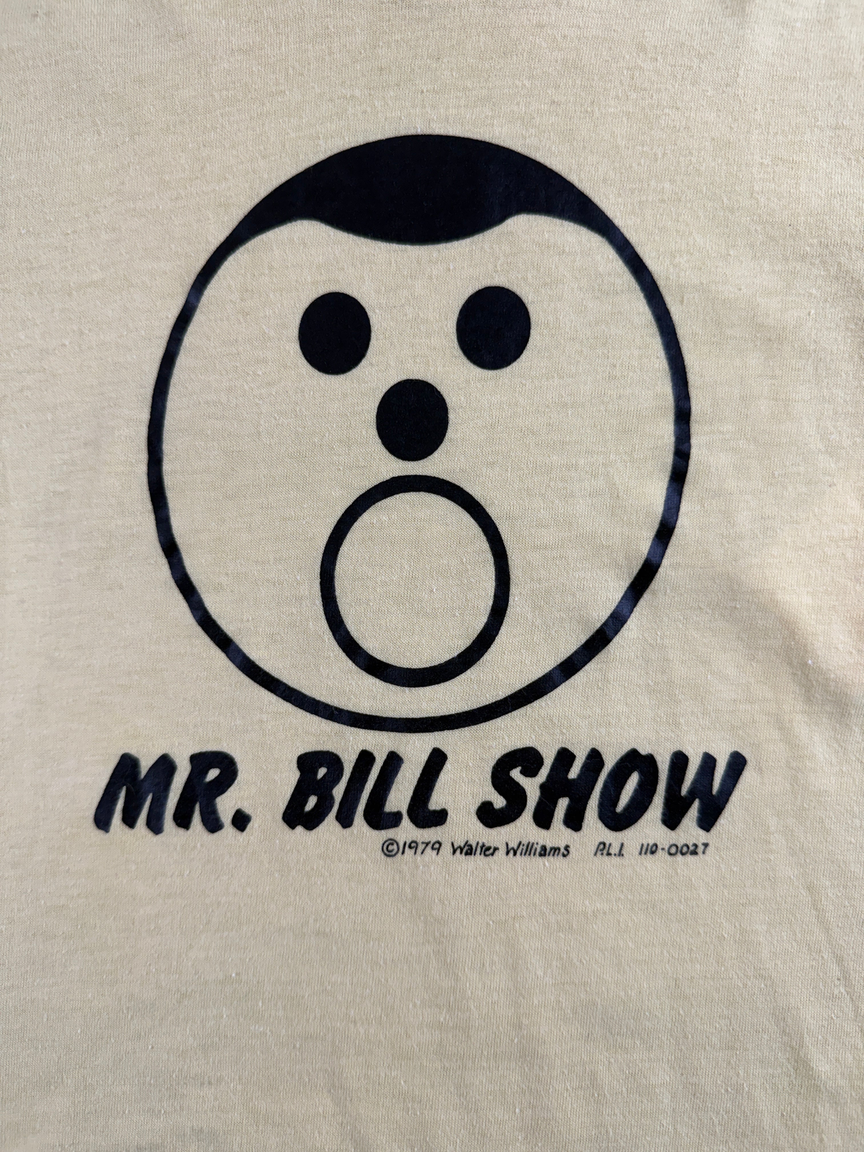 Vintage '79 Mr. Bill Show 5/6T