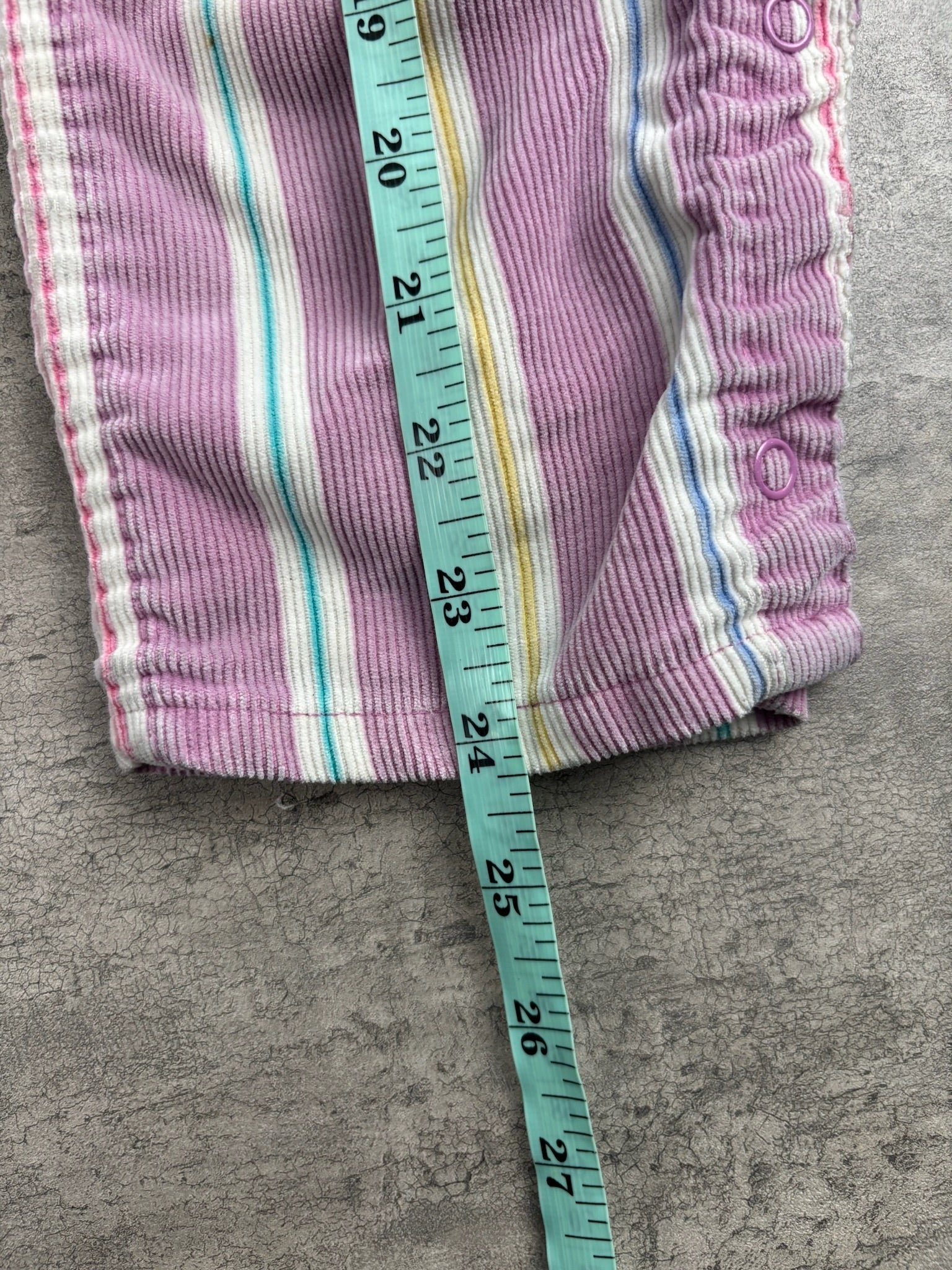 Vintage OshKosh Striped Overalls 2T