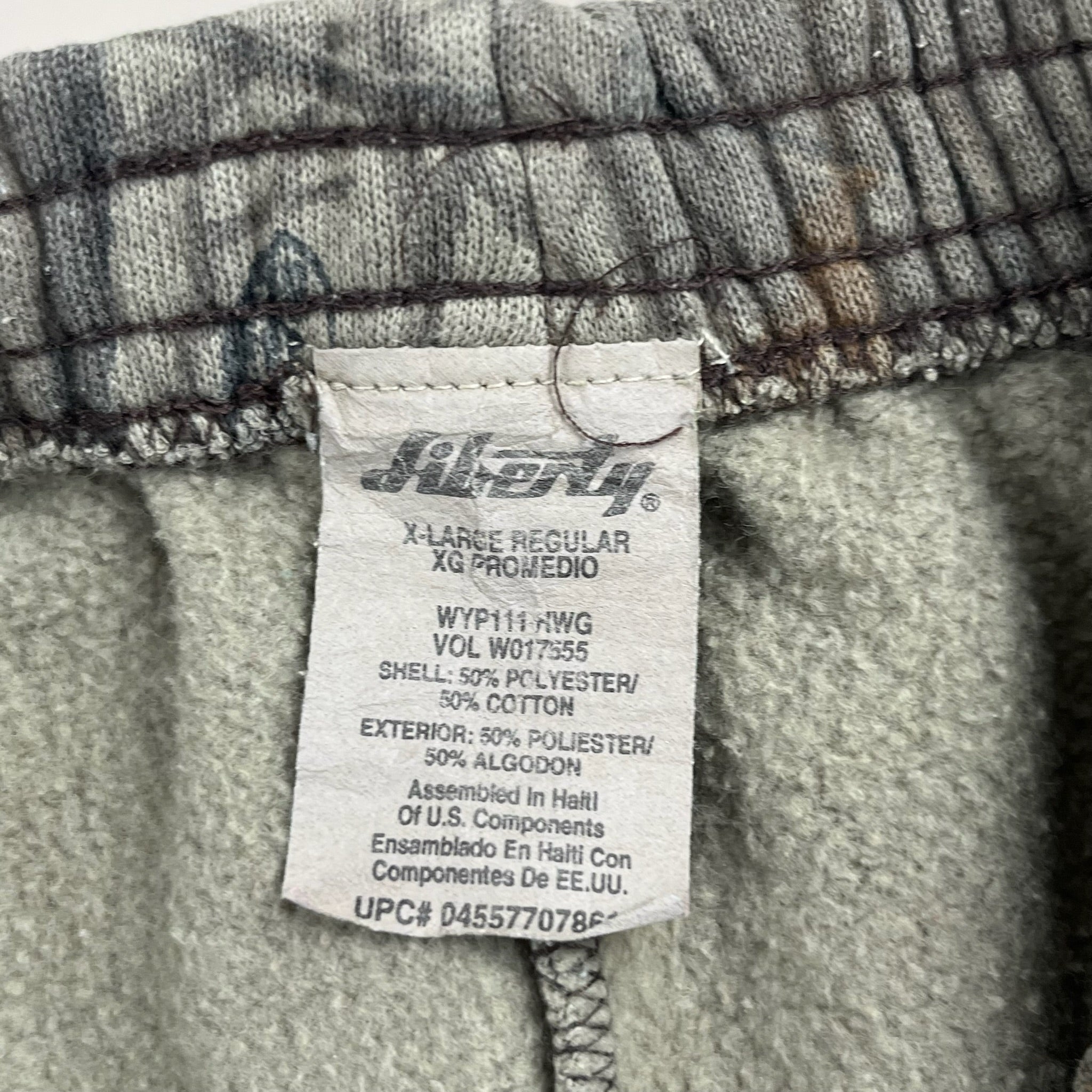 Vintage Liberty Camo Sweat Pants Youth Large