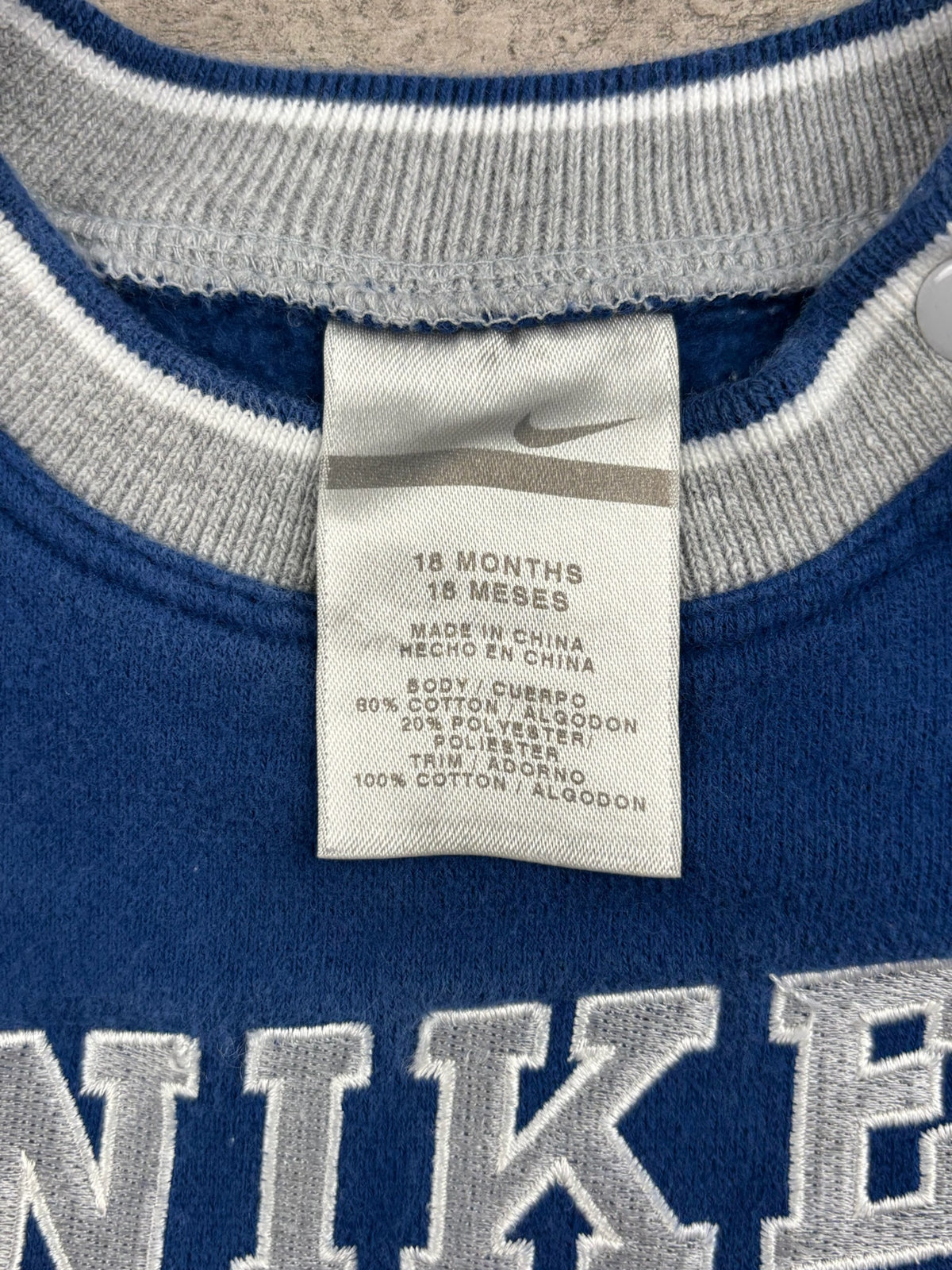 Vintage Nike Crew 18M