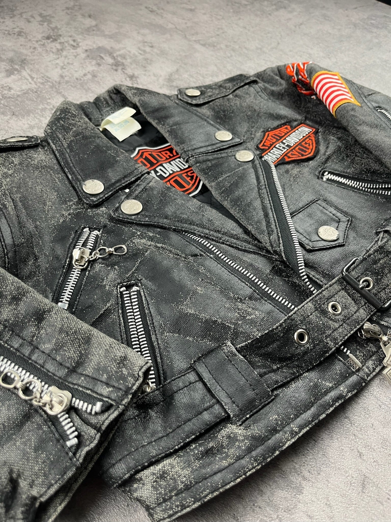 Vintage Harley Davidson Jacket 18-24 Months
