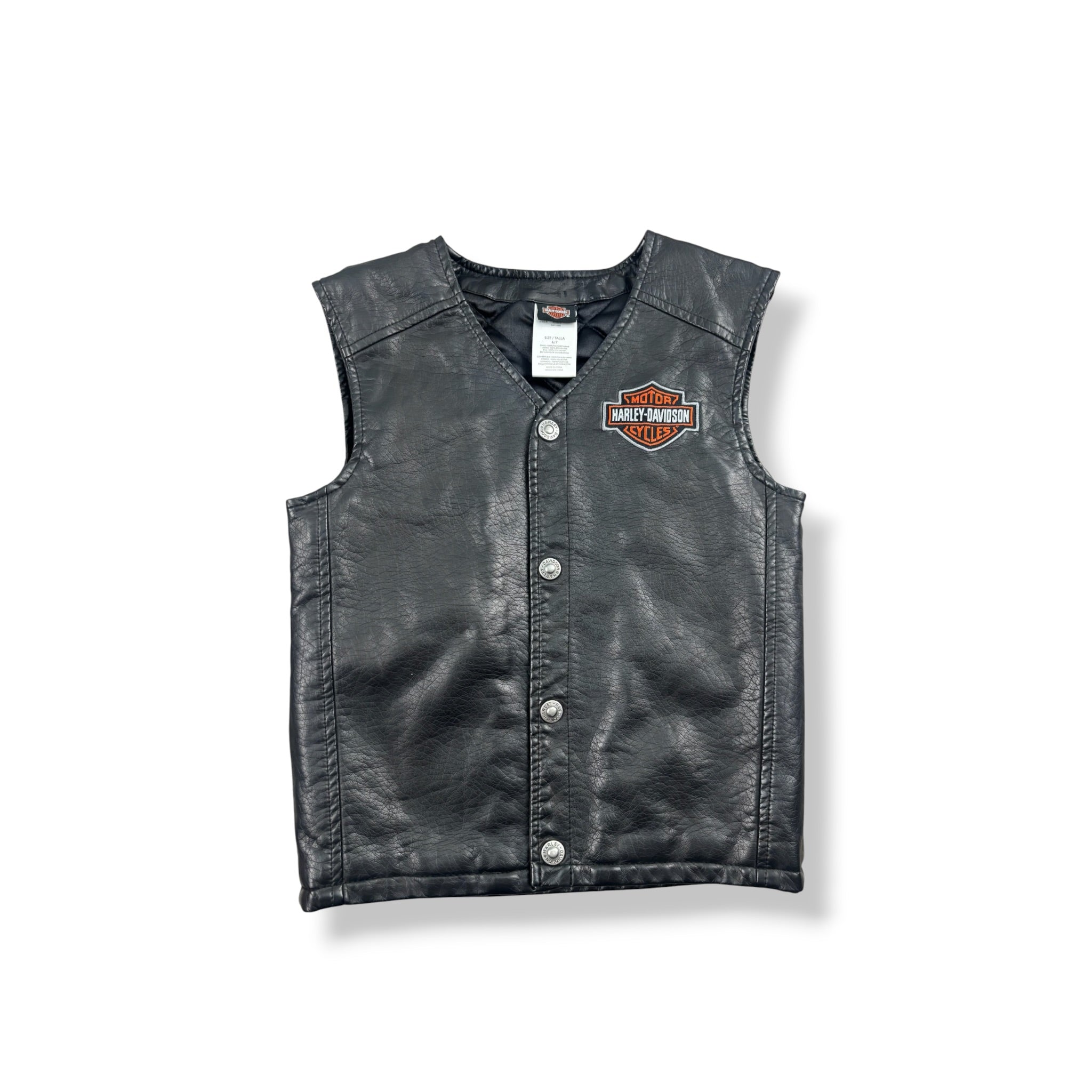 Vintage Harley Davidson Vest 4-6T