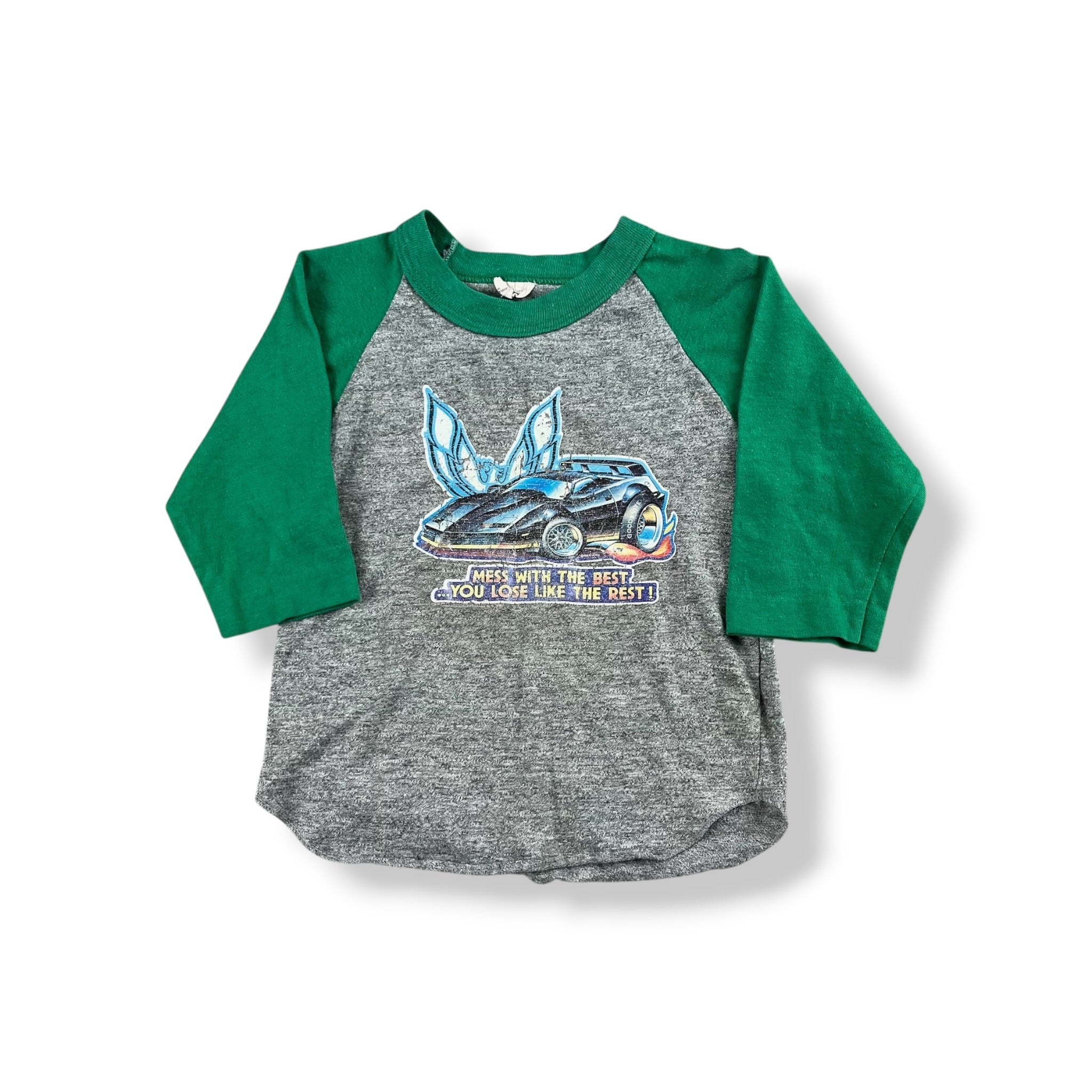 Vintage Race Car Raglan 18 Months