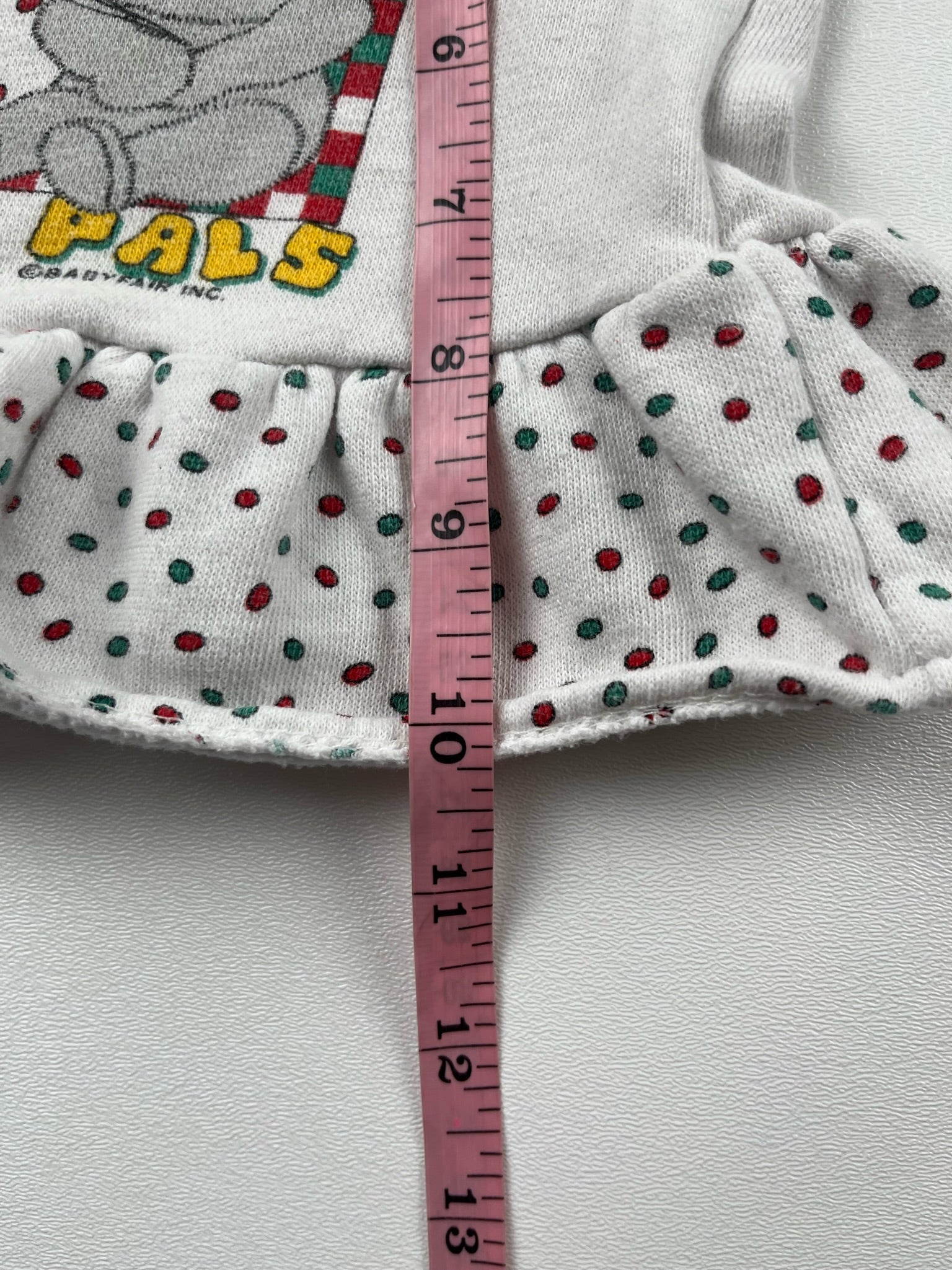 Vintage Holiday Pals Christmas Pelpum Crewneck Size 9-12 Months