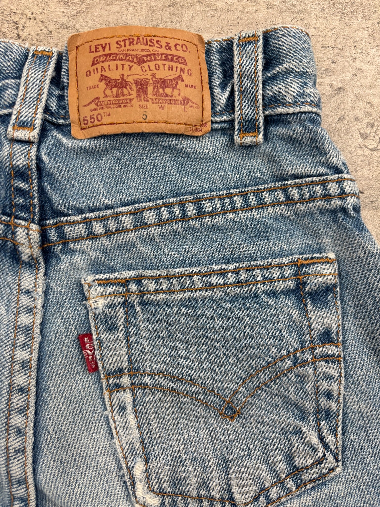 Vintage Red Tab Levis Shorts 4T
