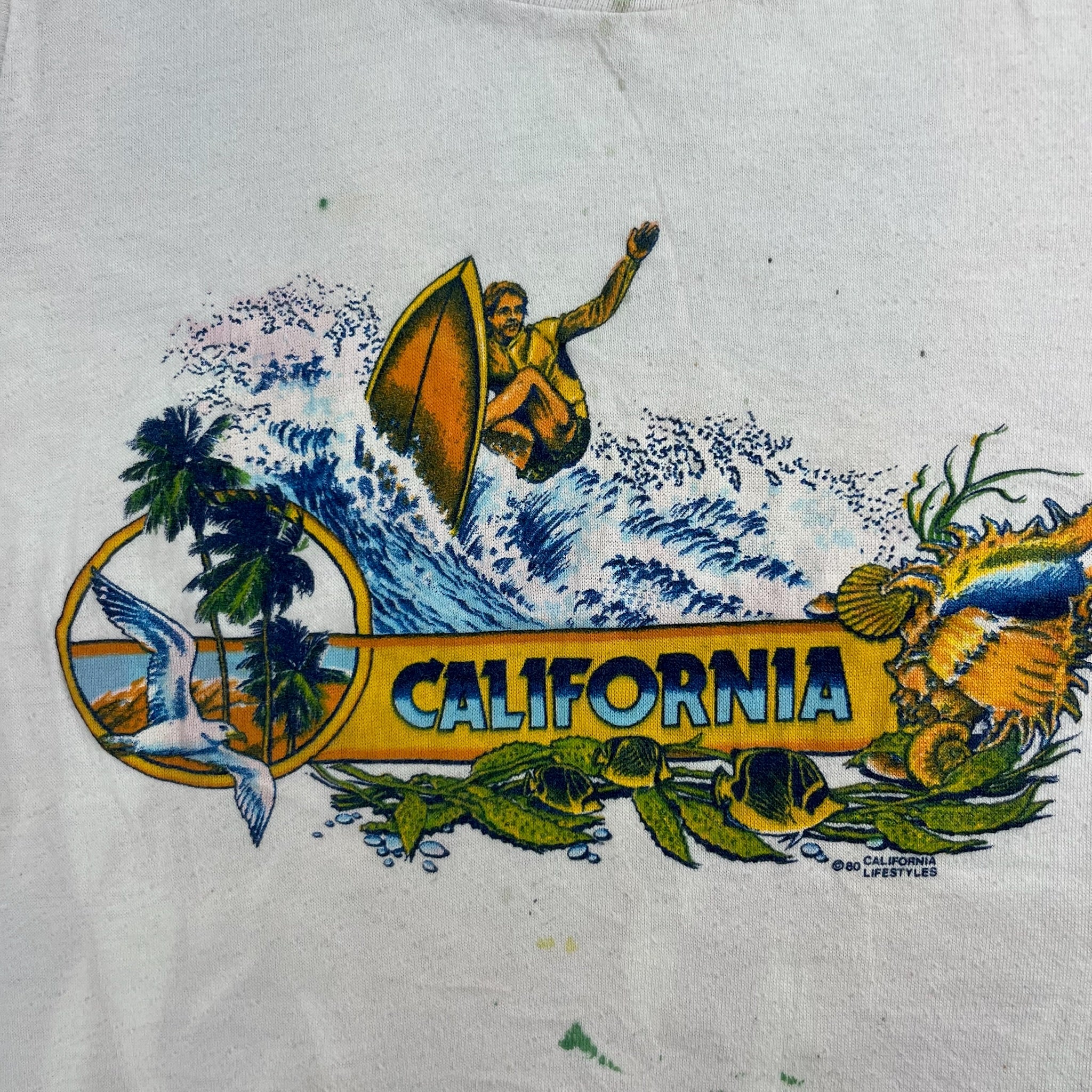Vintage California Surfer 3/4T