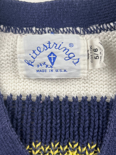 Vintage Golf Knit Cardigan 3T