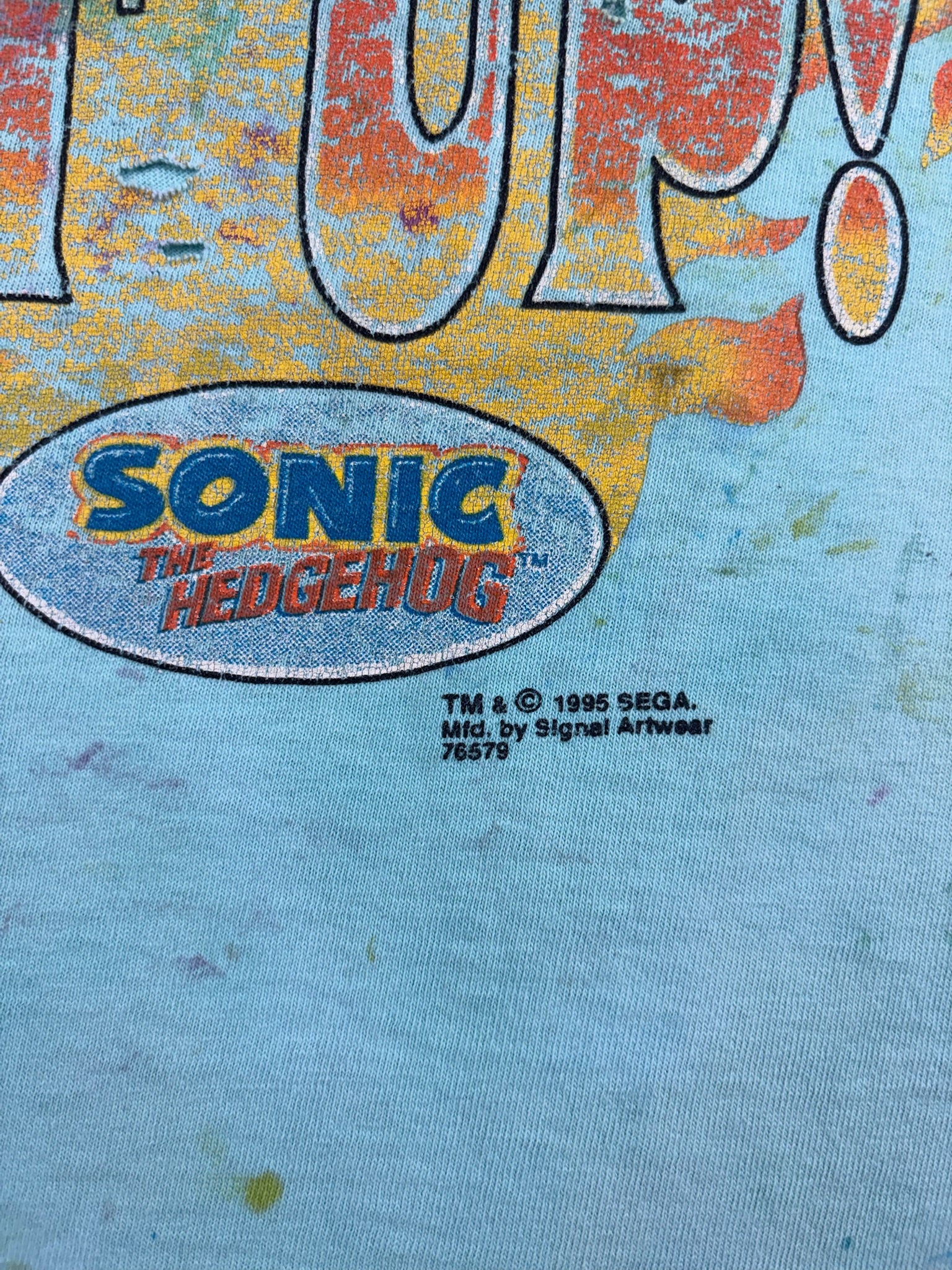 Vintage Sonic The Hedgehog 4/5T