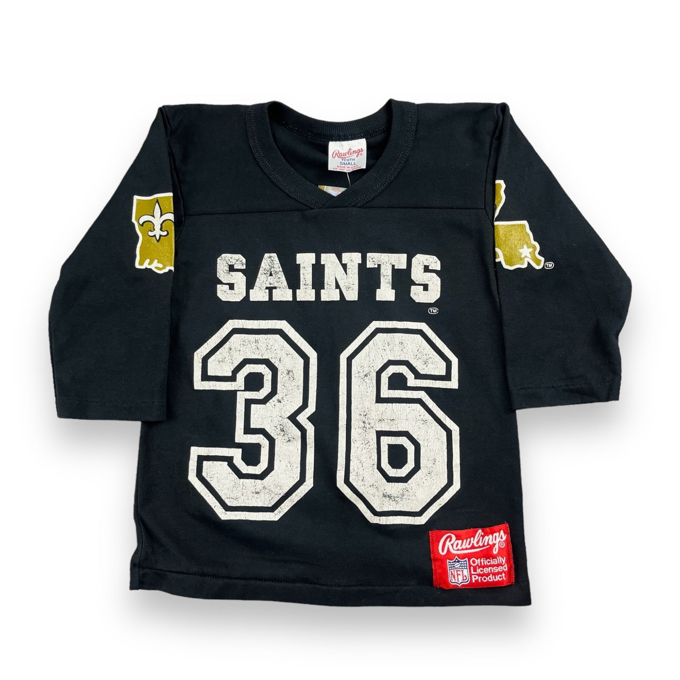 Vintage New Orleans Saints Varsity Jersey 4/5T