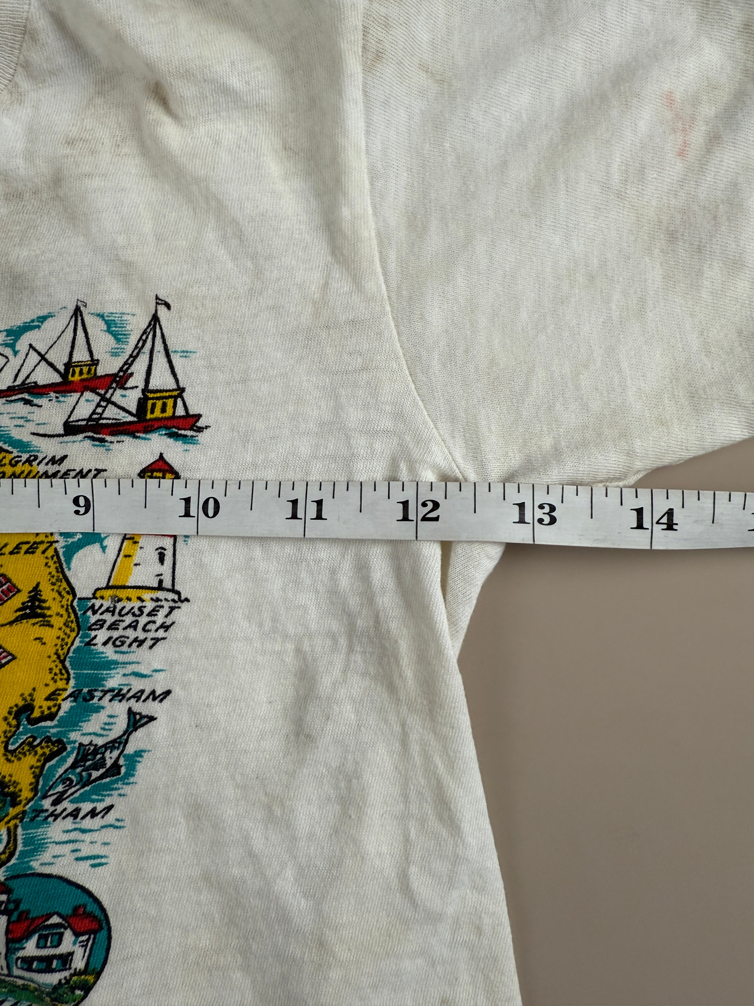 Vintage Distressed Cape Cod Destination T-Shirt 3T