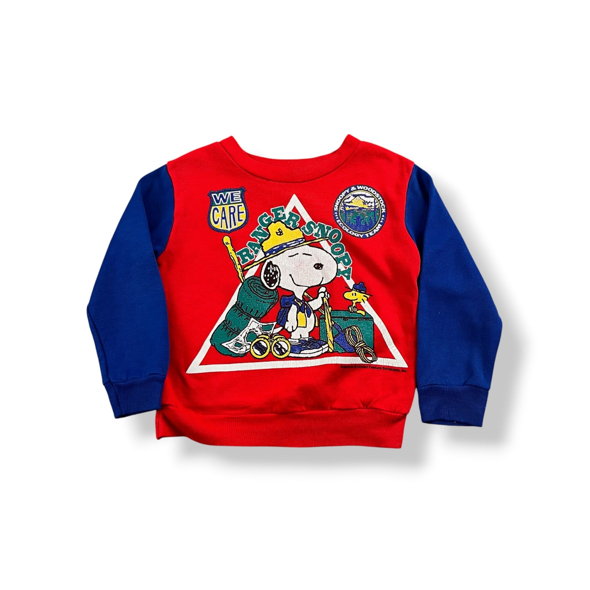 Vintage Snoopy & Woodstock Sweater 2T