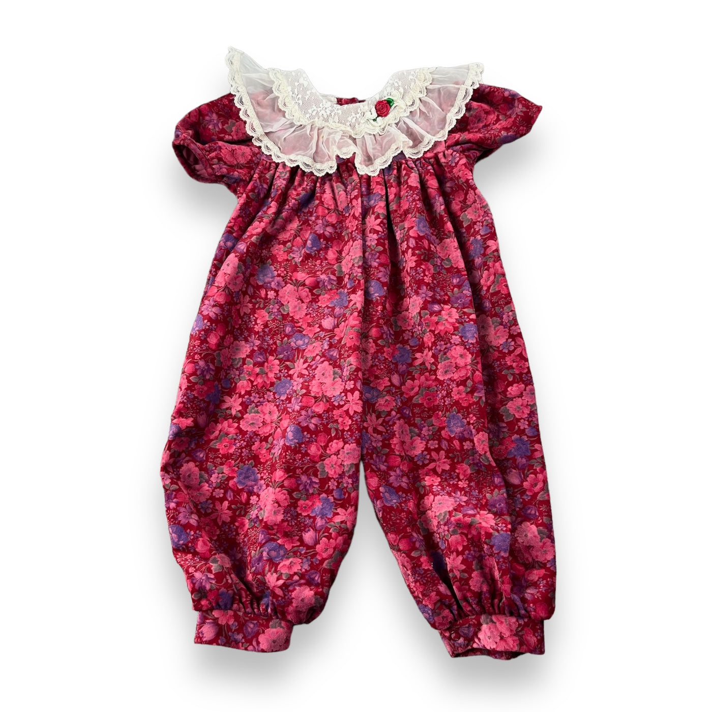 Vintage Velvet Romper 24 Months