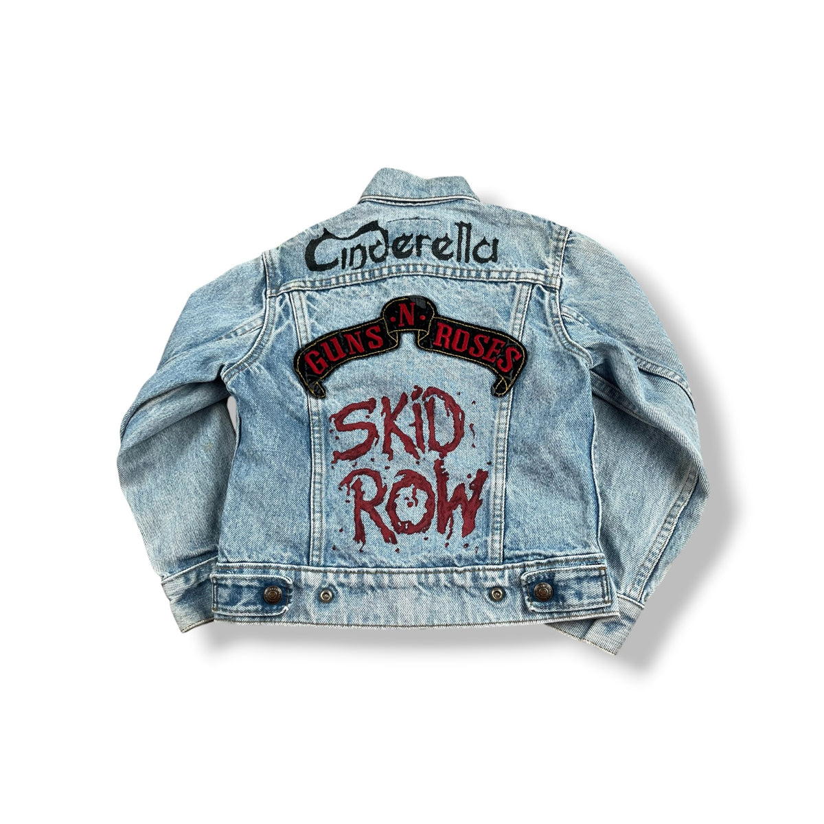 Vintage Levis Upcycled Skid Row Jacket 3T