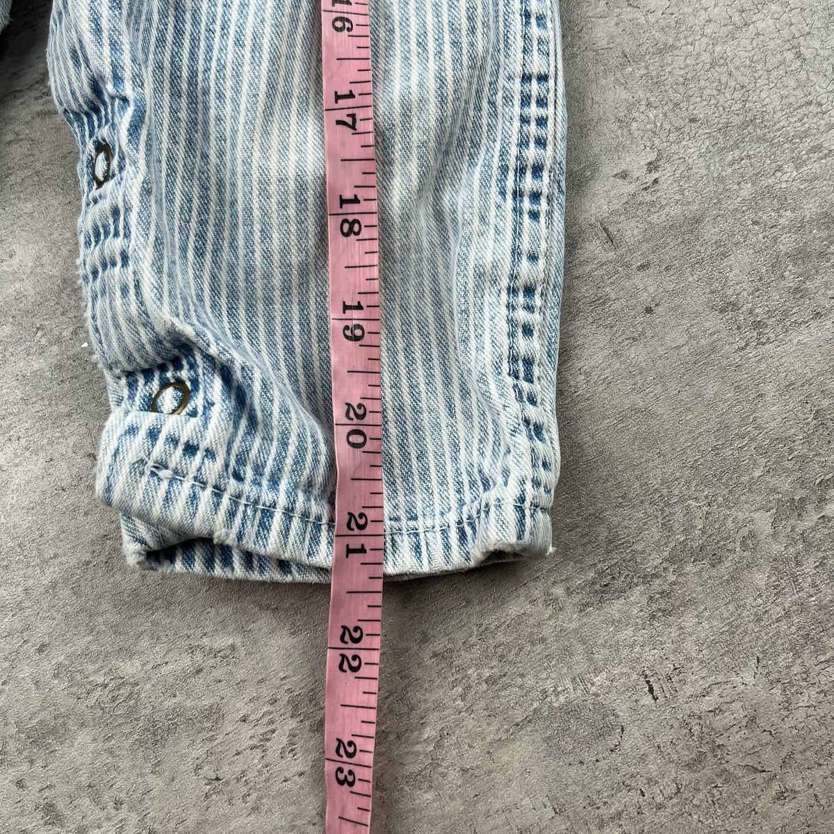 Vintage OshKosh Pinstriped Overalls 6-9M