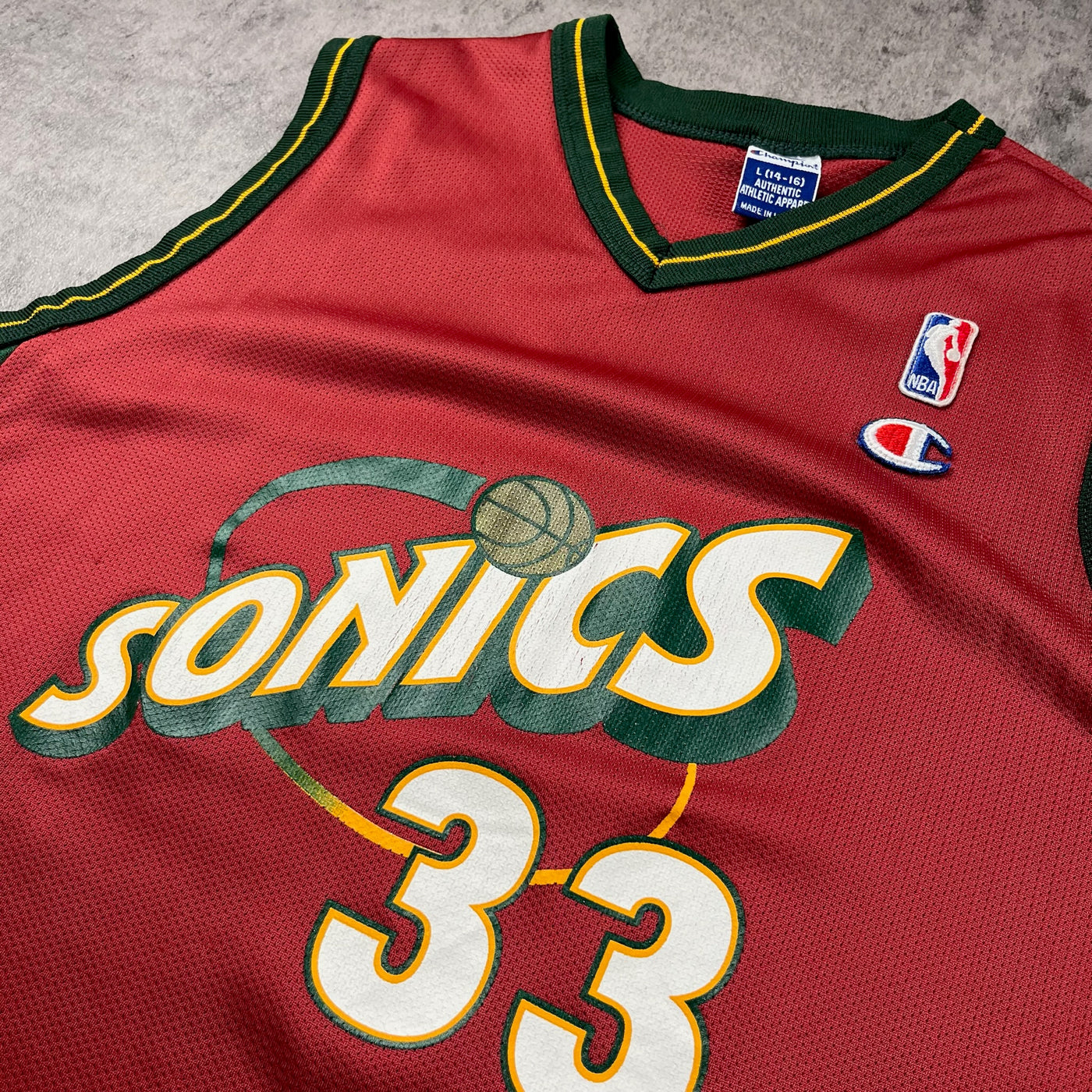 Vintage Sonics Jersey Youth XL