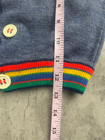 Vintage 70’s Rainbow Cardigan Sweater 18 Months