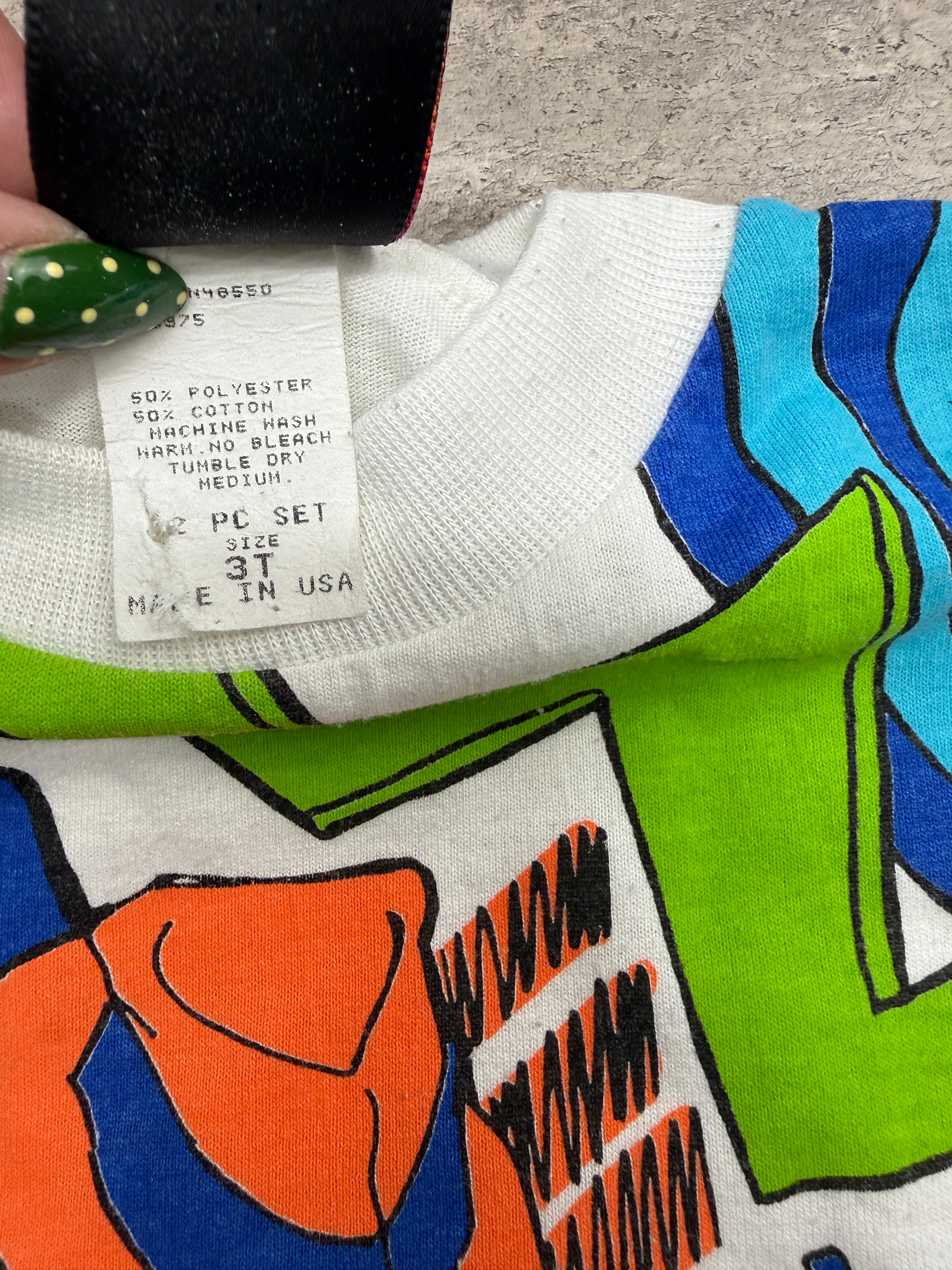 Vintage Hang Ten Dino Set  2T