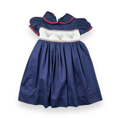 Vintage Hand-Smocked Dress 2T