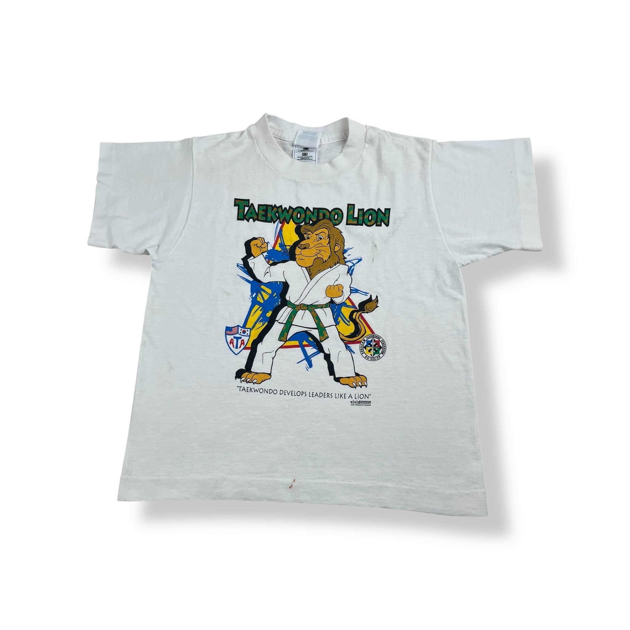 Vintage Taekwondo Lion T-Shirt 5T