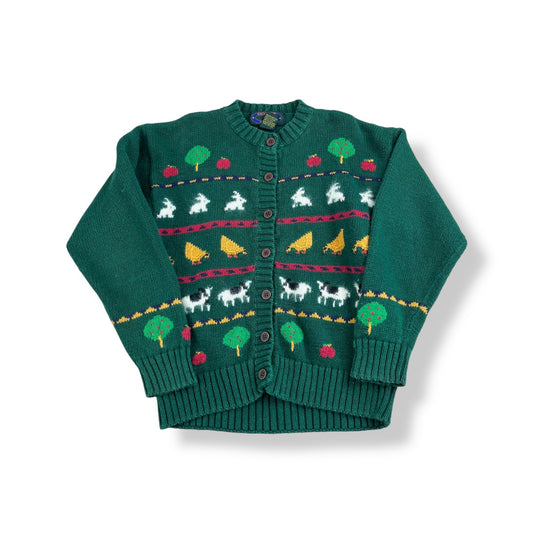 Vintage Animal Cardigan 5T