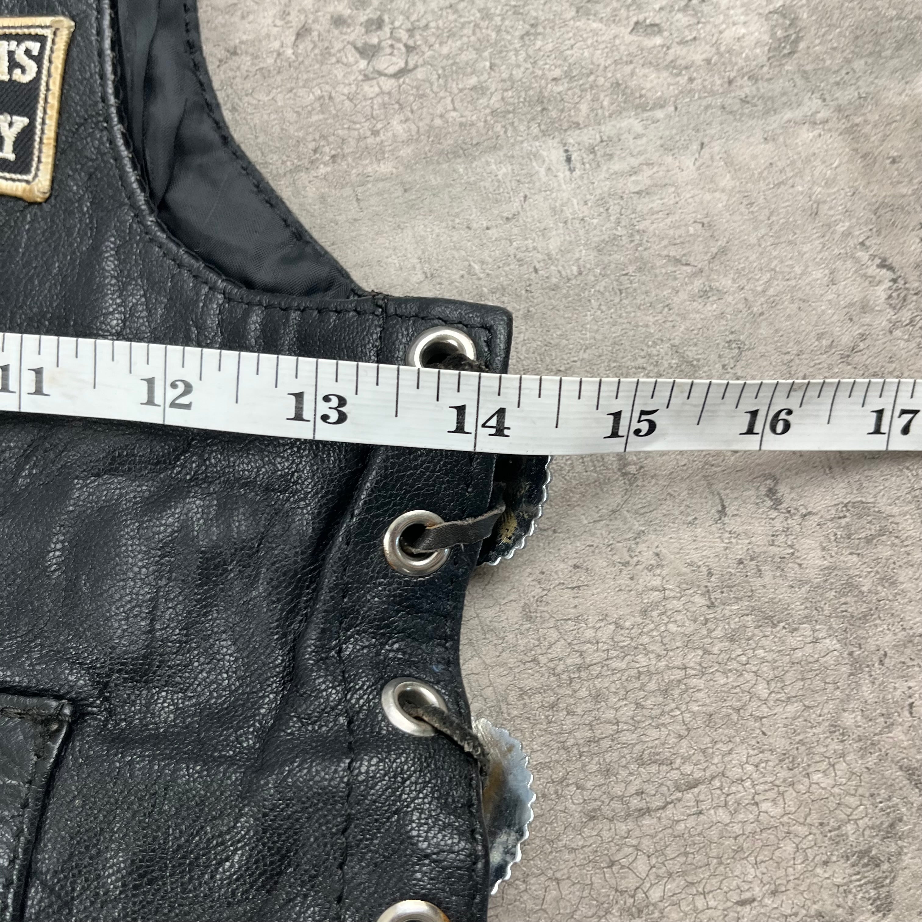 Vintage Teddy Bear Harley Davidson Biker Vest 2T