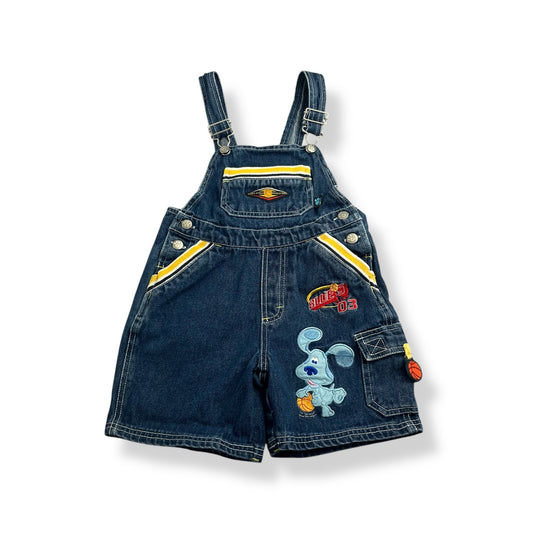 Vintage Blues Clues Shortalls 3/4T