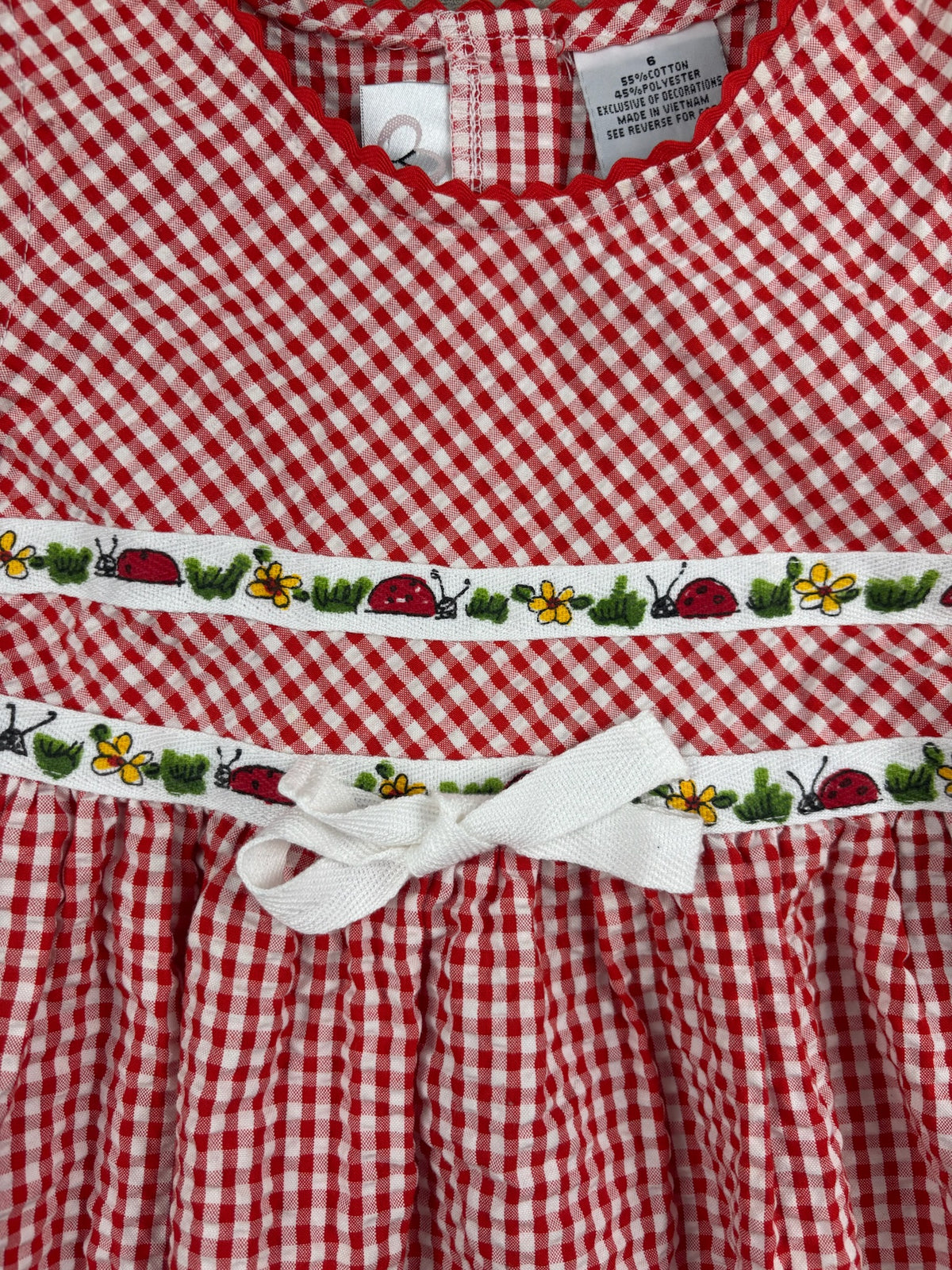 Vintage Gingham Dress 4T