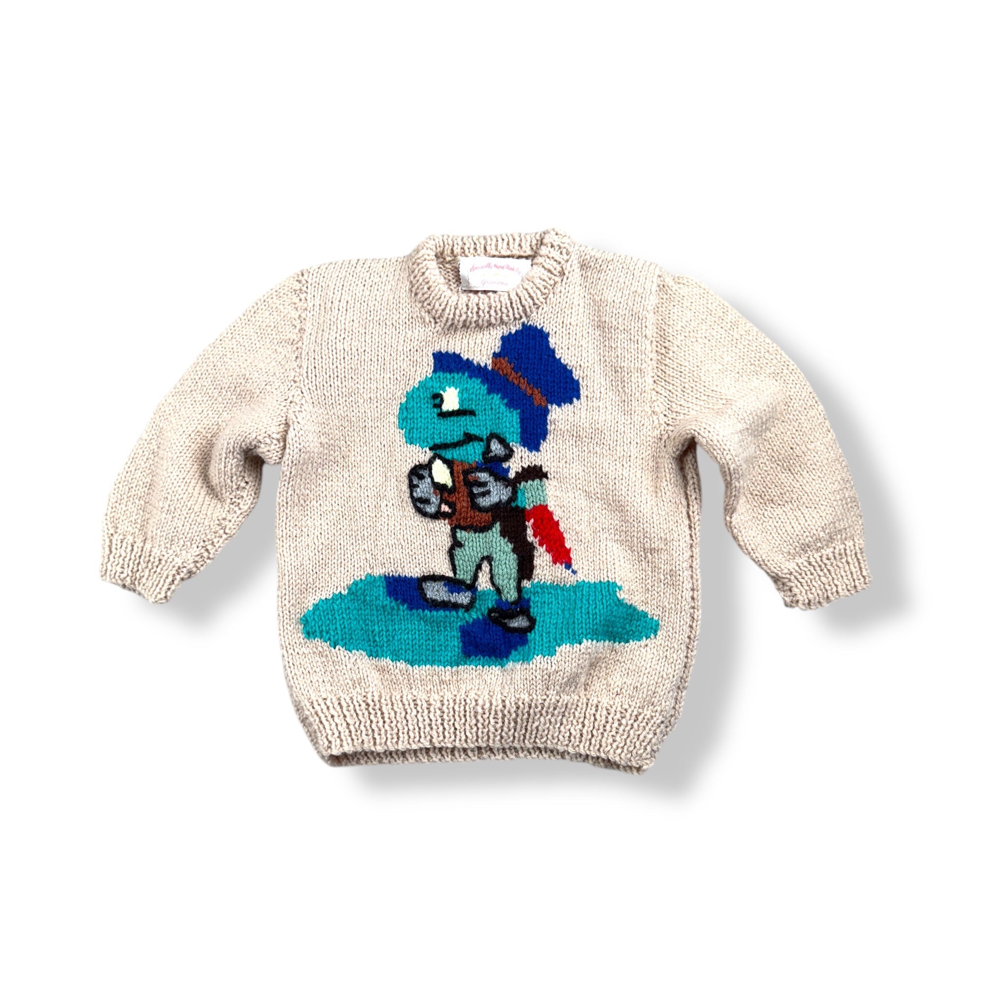 Vintage Jiminy Cricket Knit Sweater 2T