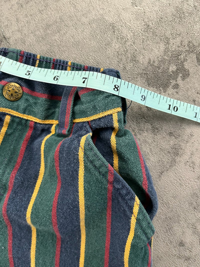 Vintage Striped Osh Kosh Denim Jeans 2T