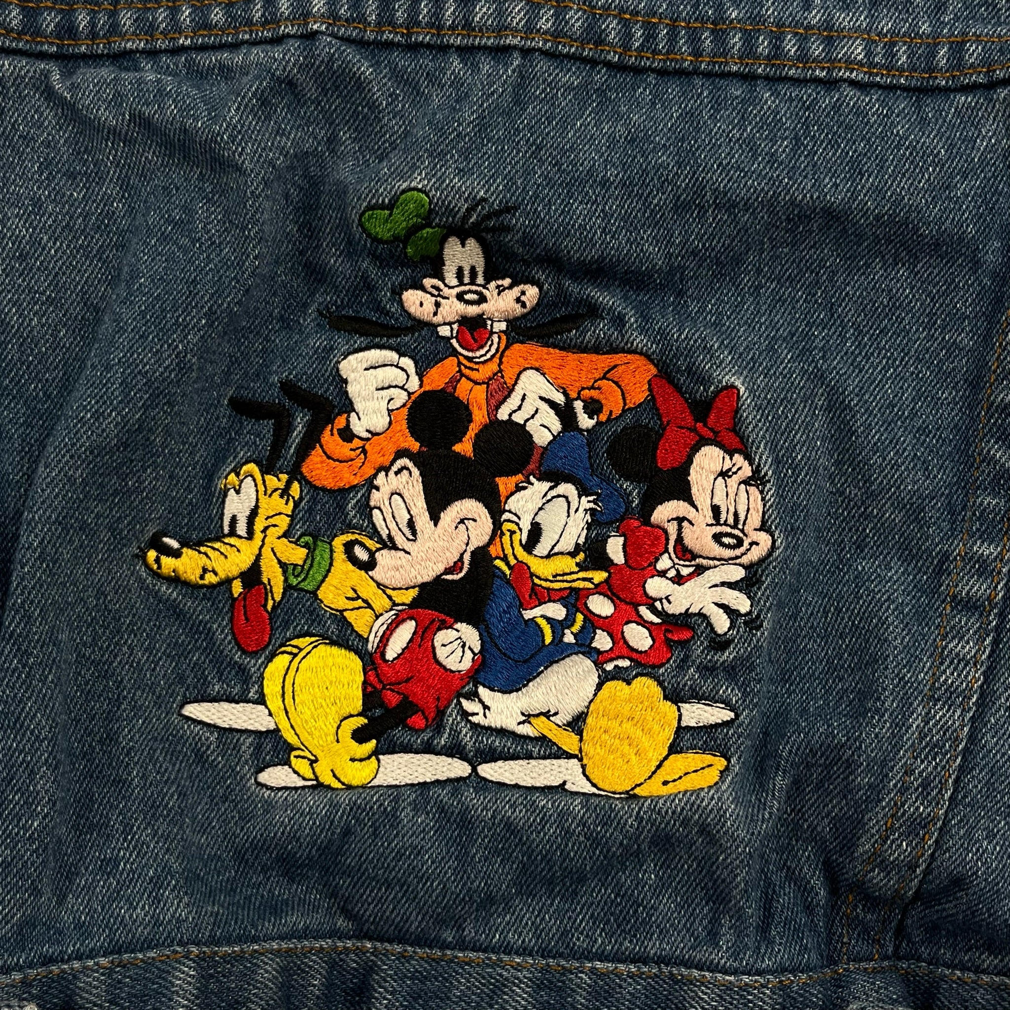 Vintage Disney Mickey & Friends Denim Jacket 12-18 Mo