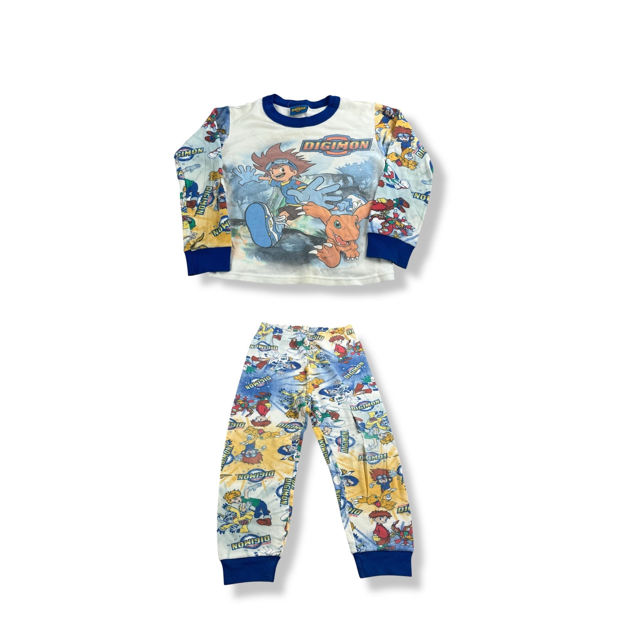 Vintage Digimon PJ Set 3T