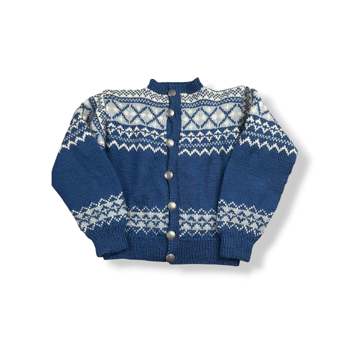 Vintage Norwegian Wool Cardigan  3T